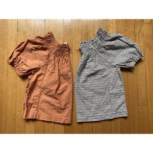 Free Assembly 3/4 Puff Sleeve Tops